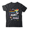 Free Aunt Hugs LGBT Gay Pride Transgender Rainbow Flag Shirt & Tank Top | siriusteestore
