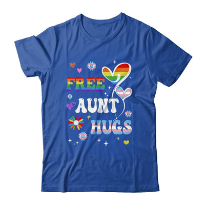 Free Aunt Hugs LGBT Gay Pride Transgender Rainbow Flag Shirt & Tank Top | siriusteestore
