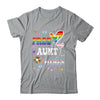Free Aunt Hugs LGBT Gay Pride Transgender Rainbow Flag Shirt & Tank Top | siriusteestore