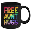 Free Aunt Hugs LGBT Pride LGBTQ Lesbian Gay Rainbow Mug | siriusteestore
