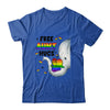 Free Aunt Hugs Rainbow Elephant LGBT Pride Month Shirt & Tank Top | siriusteestore