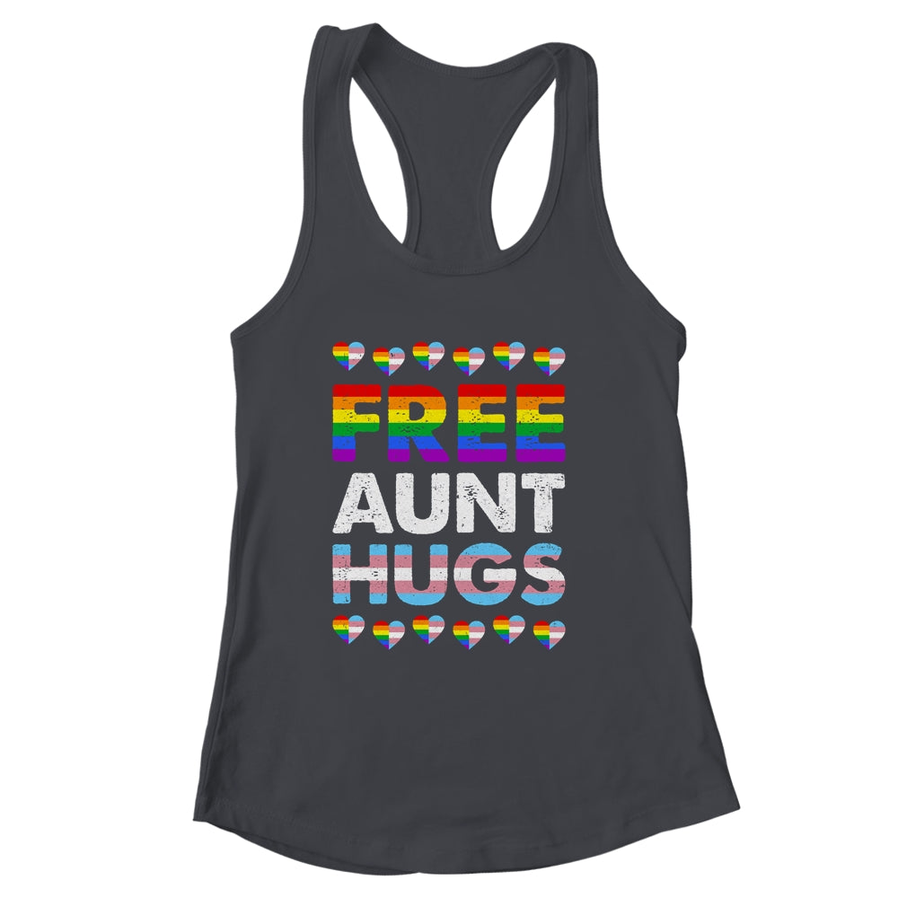 Free Aunt Hugs Rainbow LGBTQ Gay Pride Month Proud Ally Shirt & Tank Top | siriusteestore