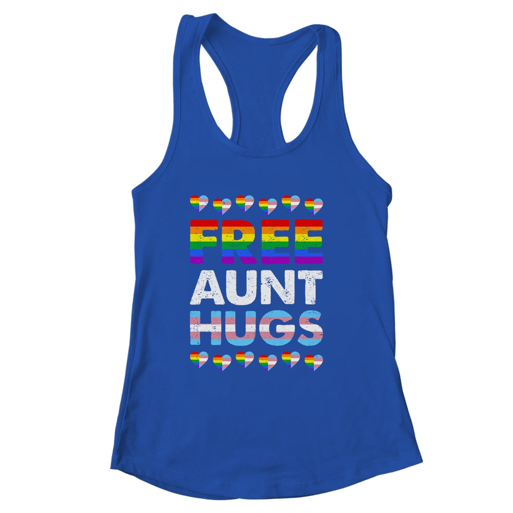 Free Aunt Hugs Rainbow LGBTQ Gay Pride Month Proud Ally Shirt & Tank Top | siriusteestore