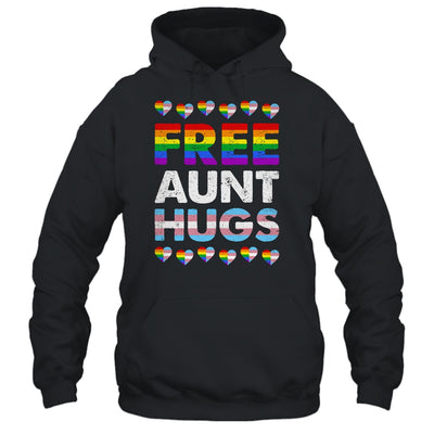 Free Aunt Hugs Rainbow LGBTQ Gay Pride Month Proud Ally Shirt & Tank Top | siriusteestore
