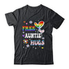 Free Auntie Hugs LGBT Gay Pride Transgender Rainbow Flag Shirt & Tank Top | siriusteestore