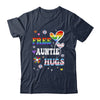 Free Auntie Hugs LGBT Gay Pride Transgender Rainbow Flag Shirt & Tank Top | siriusteestore