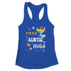 Free Auntie Hugs LGBT Gay Pride Transgender Rainbow Flag Shirt & Tank Top | siriusteestore