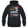 Free Auntie Hugs LGBT Gay Pride Transgender Rainbow Flag Shirt & Tank Top | siriusteestore