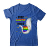 Free Auntie Hugs Rainbow Elephant LGBT Pride Month Shirt & Tank Top | siriusteestore