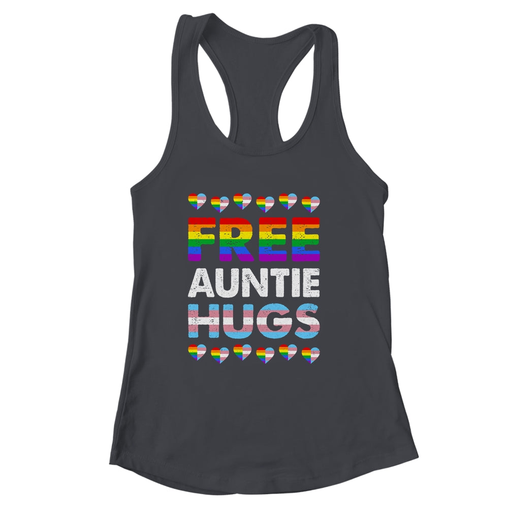 Free Auntie Hugs Rainbow LGBTQ Gay Pride Month Proud Ally Shirt & Tank Top | siriusteestore