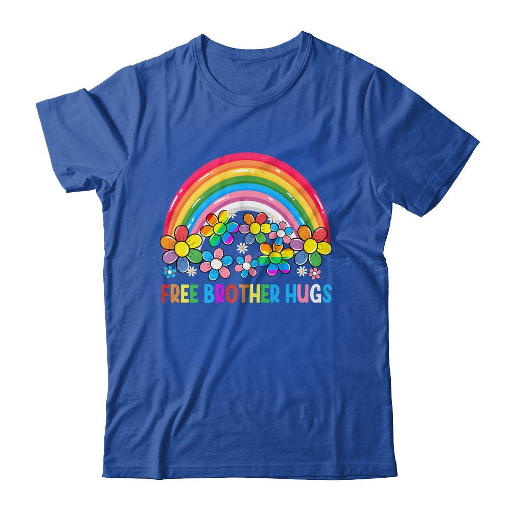 Free Brother Hugs LGBT Gay Lesbian Transgender Pride Rainbow Shirt & Hoodie | siriusteestore