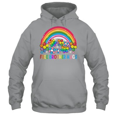 Free Brother Hugs LGBT Gay Lesbian Transgender Pride Rainbow Shirt & Hoodie | siriusteestore