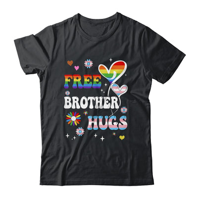 Free Brother Hugs LGBT Gay Pride Transgender Rainbow Flag Shirt & Hoodie | siriusteestore