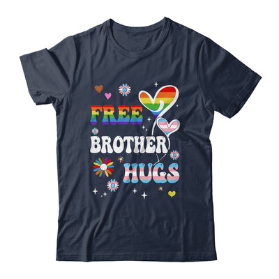 Free Brother Hugs LGBT Gay Pride Transgender Rainbow Flag Shirt & Hoodie | siriusteestore