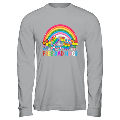 Free Dad Hugs LGBT Gay Lesbian Transgender Pride Rainbow Shirt & Hoodie | siriusteestore