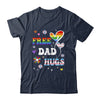 Free Dad Hugs LGBT Gay Pride Transgender Rainbow Flag Shirt & Hoodie | siriusteestore