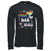 Free Dad Hugs LGBT Gay Pride Transgender Rainbow Flag Shirt & Hoodie | siriusteestore