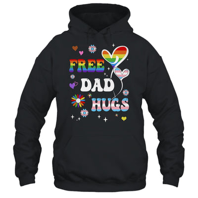 Free Dad Hugs LGBT Gay Pride Transgender Rainbow Flag Shirt & Hoodie | siriusteestore