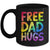 Free Dad Hugs LGBT Pride LGBTQ Lesbian Gay Rainbow Mug | siriusteestore