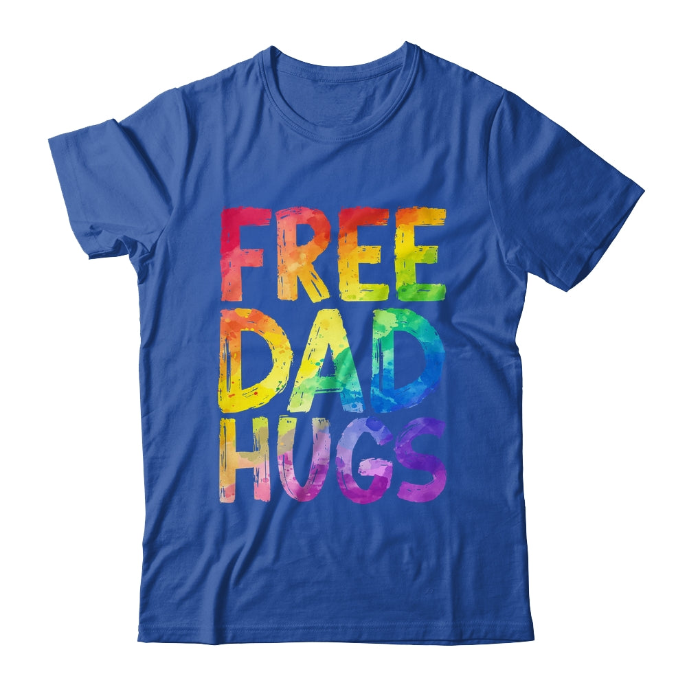 Free Dad Hugs LGBT Pride LGBTQ Lesbian Gay Rainbow Shirt & Hoodie | siriusteestore