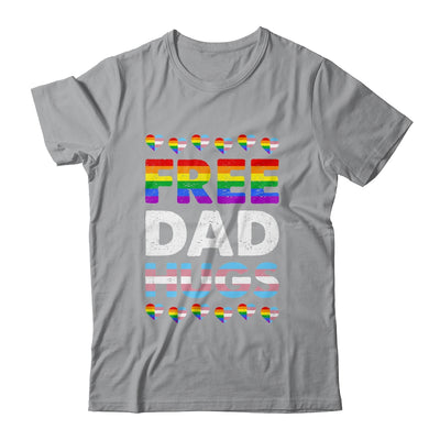 Free Dad Hugs Rainbow LGBTQ Gay Pride Month Proud Ally Shirt & Hoodie | siriusteestore