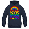 Free Dad Hugs Rainbow LGBT Lesbian Gay Trans Pride Groovy Shirt & Hoodie | siriusteestore