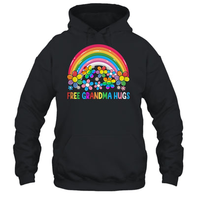 Free Grandma Hugs LGBT Gay Lesbian Transgender Pride Rainbow Shirt & Tank Top | siriusteestore