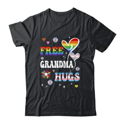 Free Grandma Hugs LGBT Gay Pride Transgender Rainbow Flag Shirt & Tank Top | siriusteestore