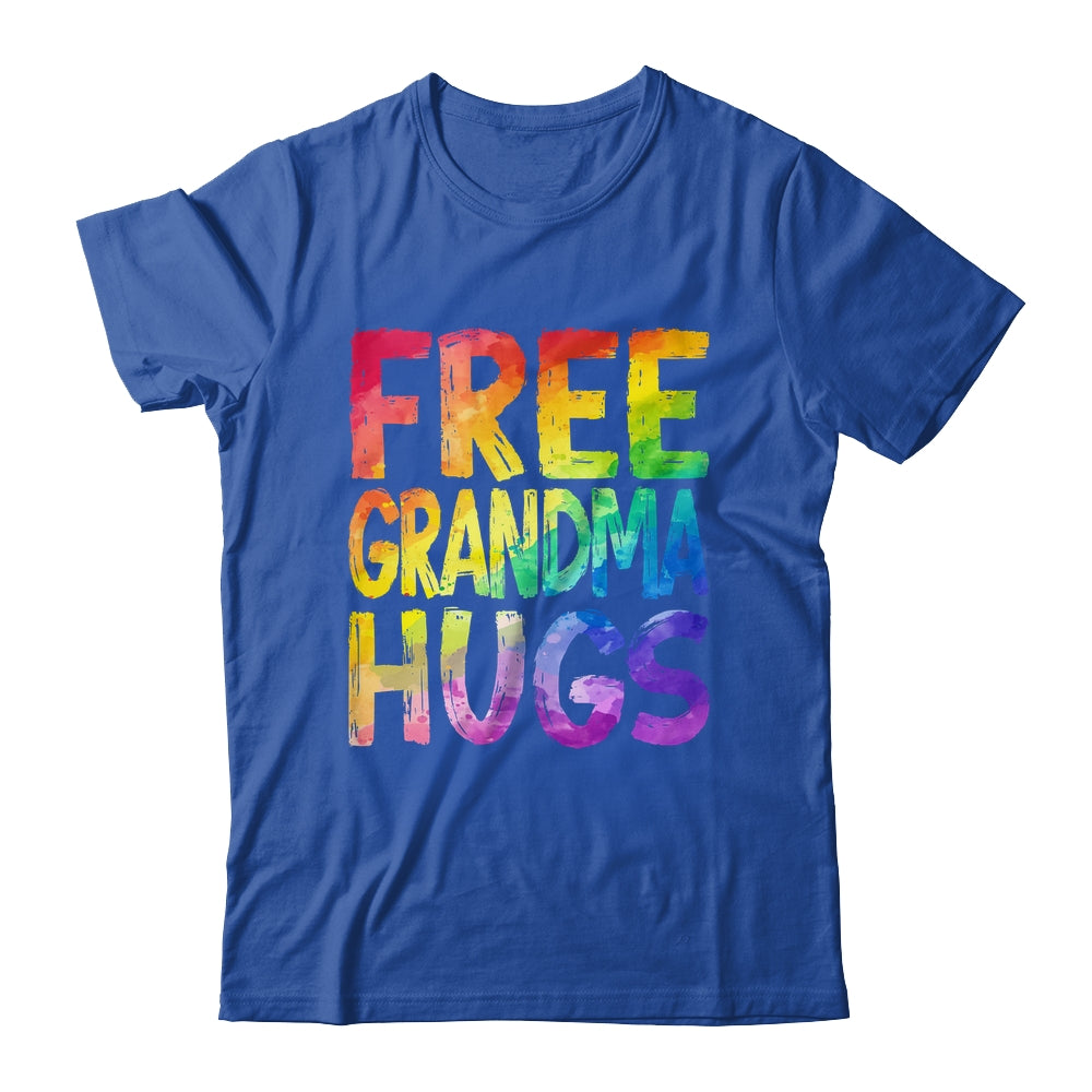Free Grandma Hugs LGBT Pride LGBTQ Lesbian Gay Rainbow Shirt & Tank Top | siriusteestore