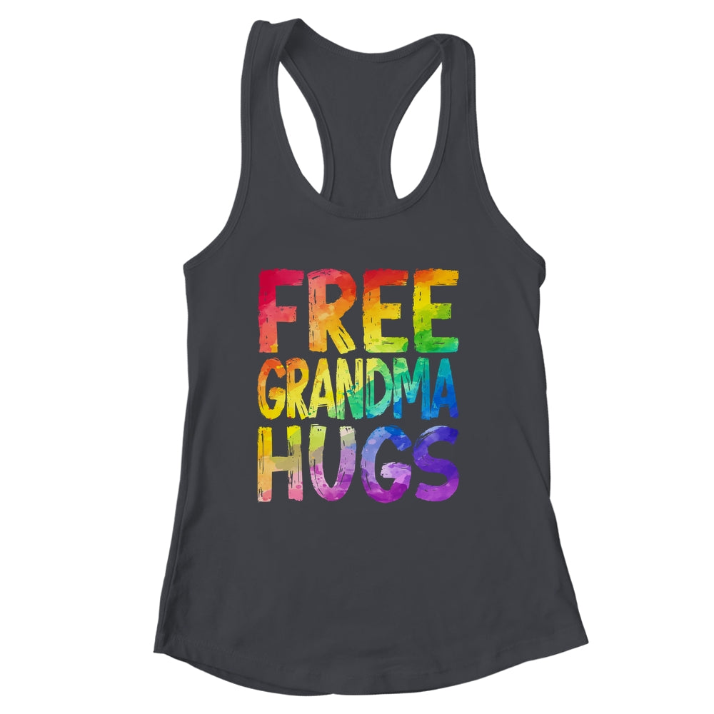 Free Grandma Hugs LGBT Pride LGBTQ Lesbian Gay Rainbow Shirt & Tank Top | siriusteestore