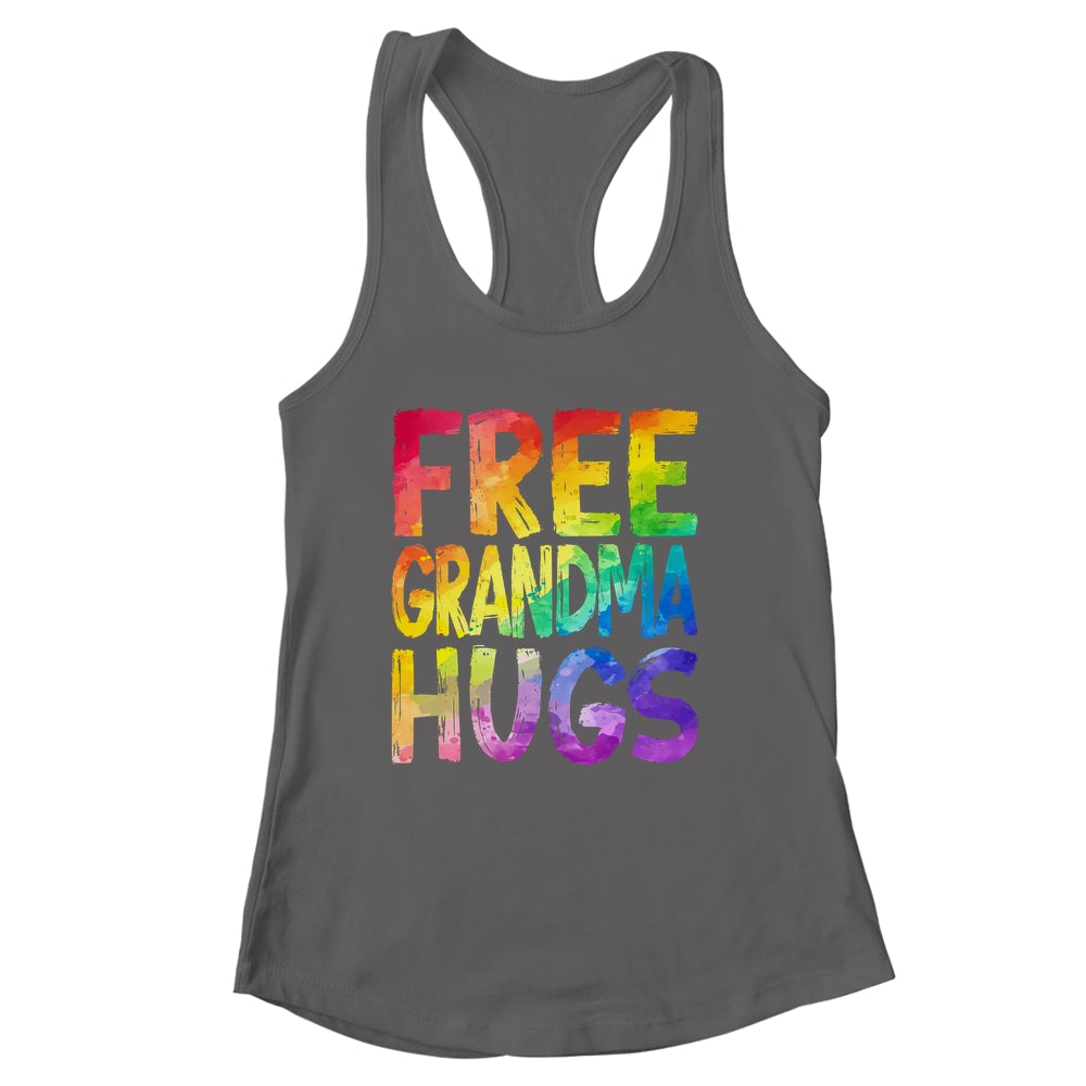 Free Grandma Hugs LGBT Pride LGBTQ Lesbian Gay Rainbow Shirt & Tank Top | siriusteestore
