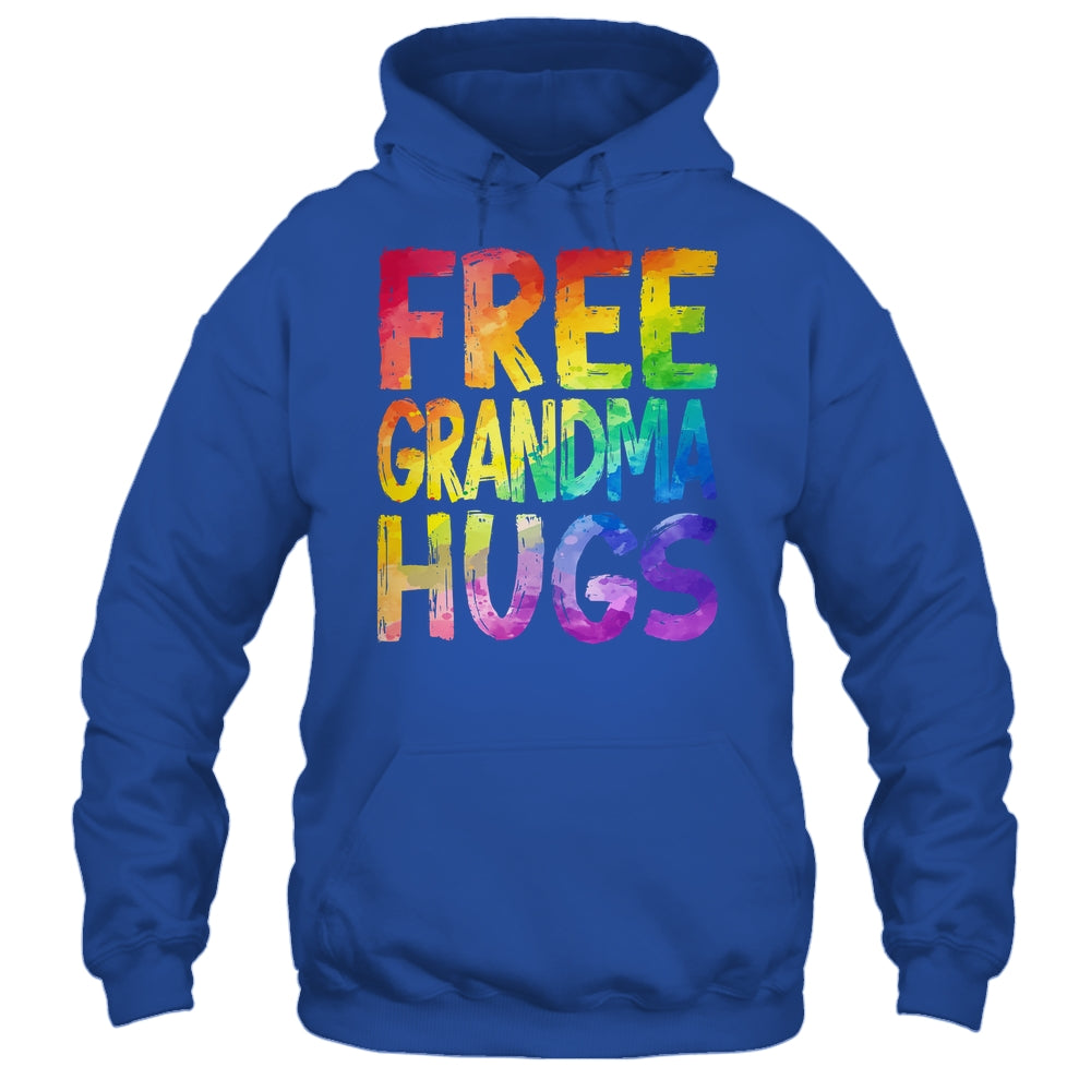 Free Grandma Hugs LGBT Pride LGBTQ Lesbian Gay Rainbow Shirt & Tank Top | siriusteestore