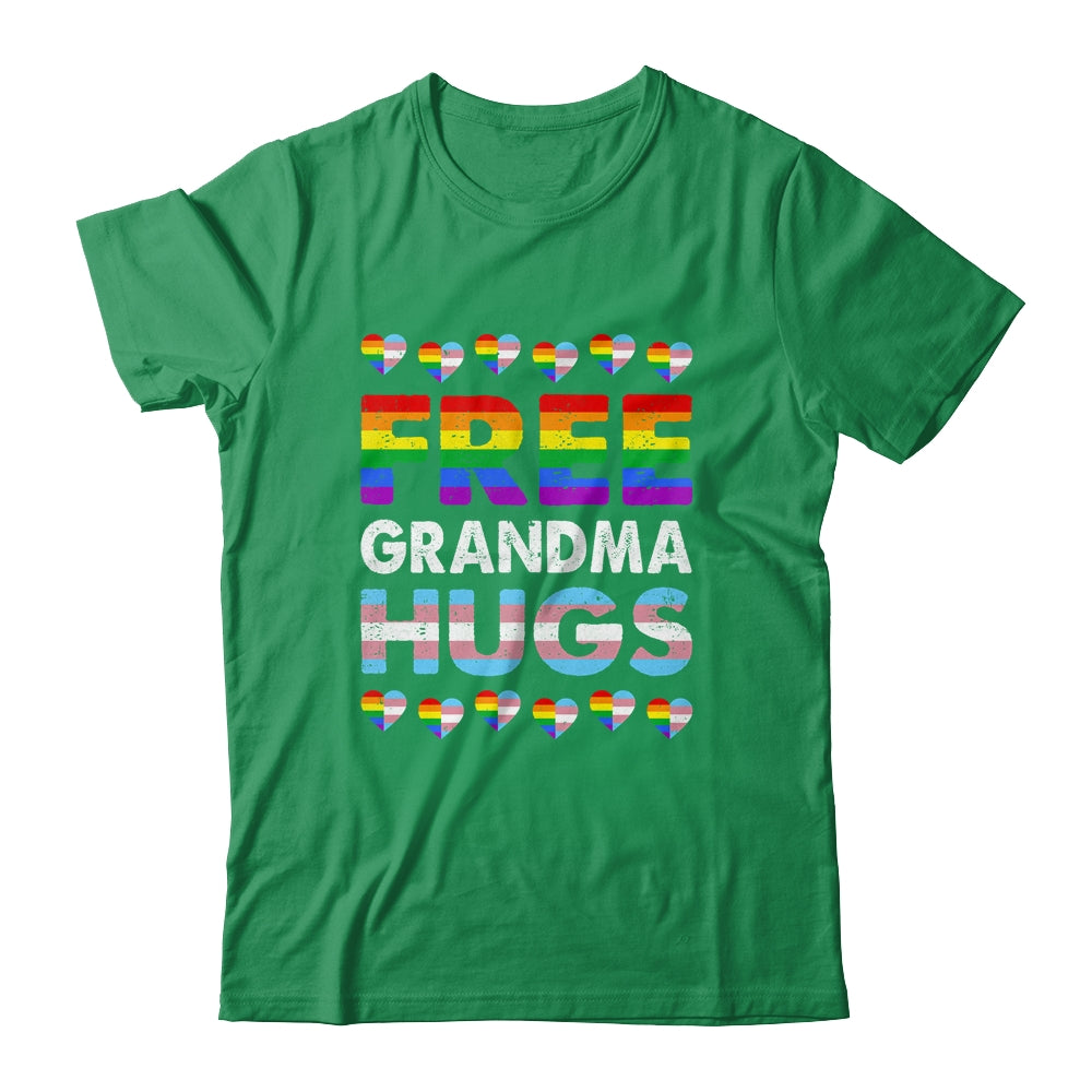 Free Grandma Hugs Rainbow LGBTQ Gay Pride Month Proud Ally Shirt & Tank Top | siriusteestore