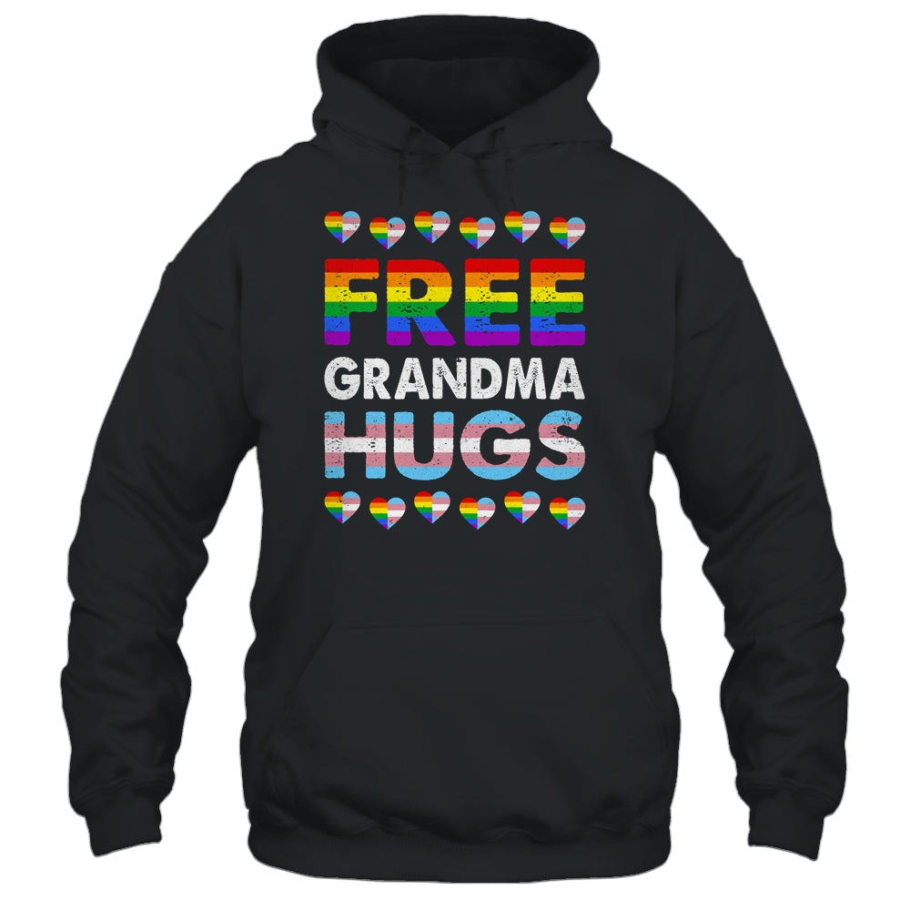 Free Grandma Hugs Rainbow LGBTQ Gay Pride Month Proud Ally Shirt & Tank Top | siriusteestore
