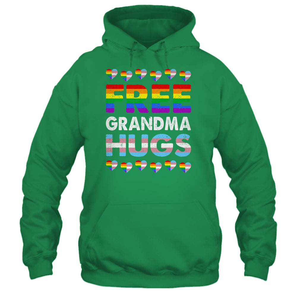 Free Grandma Hugs Rainbow LGBTQ Gay Pride Month Proud Ally Shirt & Tank Top | siriusteestore