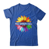 Free Grandpa Hugs LGBTQ LGBT Pride Daisy Rainbow Flower Shirt & Tank Top | siriusteestore
