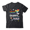 Free Grandpa Hugs LGBT Gay Pride Transgender Rainbow Flag Shirt & Hoodie | siriusteestore