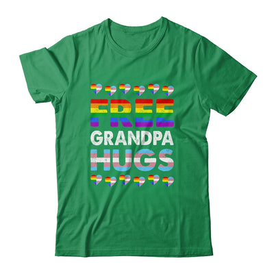 Free Grandpa Hugs Rainbow LGBTQ Gay Pride Month Proud Ally Shirt & Hoodie | siriusteestore