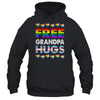 Free Grandpa Hugs Rainbow LGBTQ Gay Pride Month Proud Ally Shirt & Hoodie | siriusteestore