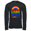Free Grandpa Hugs Rainbow LGBT Lesbian Gay Trans Groovy Shirt & Hoodie | siriusteestore