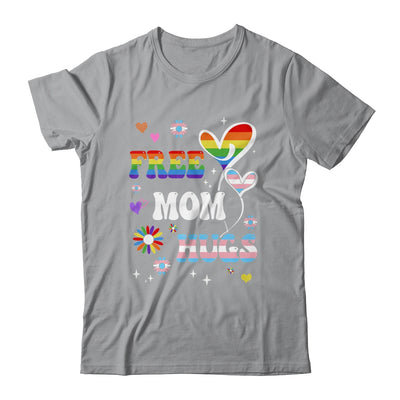 Free Mom Hugs LGBT Gay Pride Transgender Rainbow Flag Shirt & Tank Top | siriusteestore