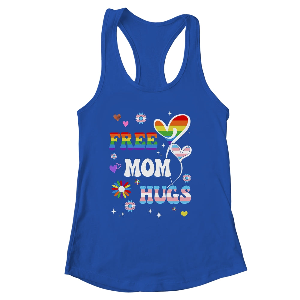 Free Mom Hugs LGBT Gay Pride Transgender Rainbow Flag Shirt & Tank Top | siriusteestore