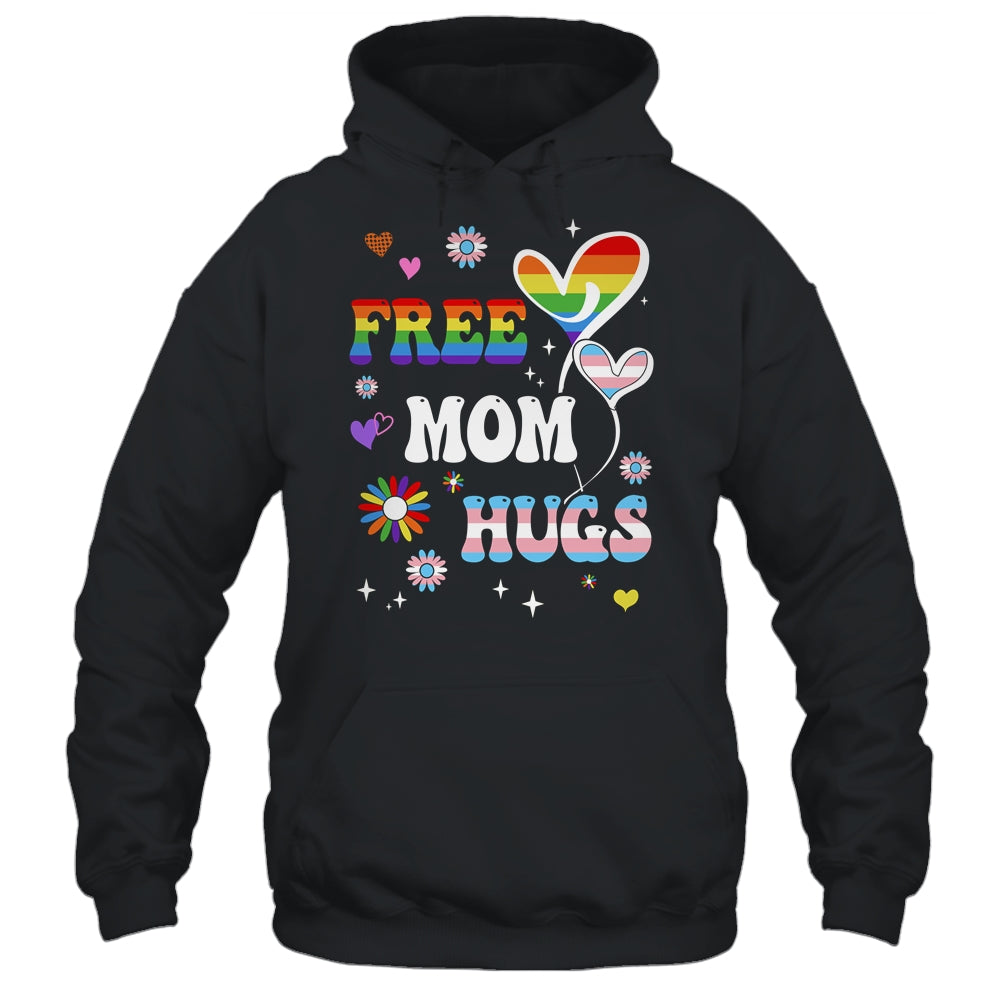 Free Mom Hugs LGBT Gay Pride Transgender Rainbow Flag Shirt & Tank Top | siriusteestore