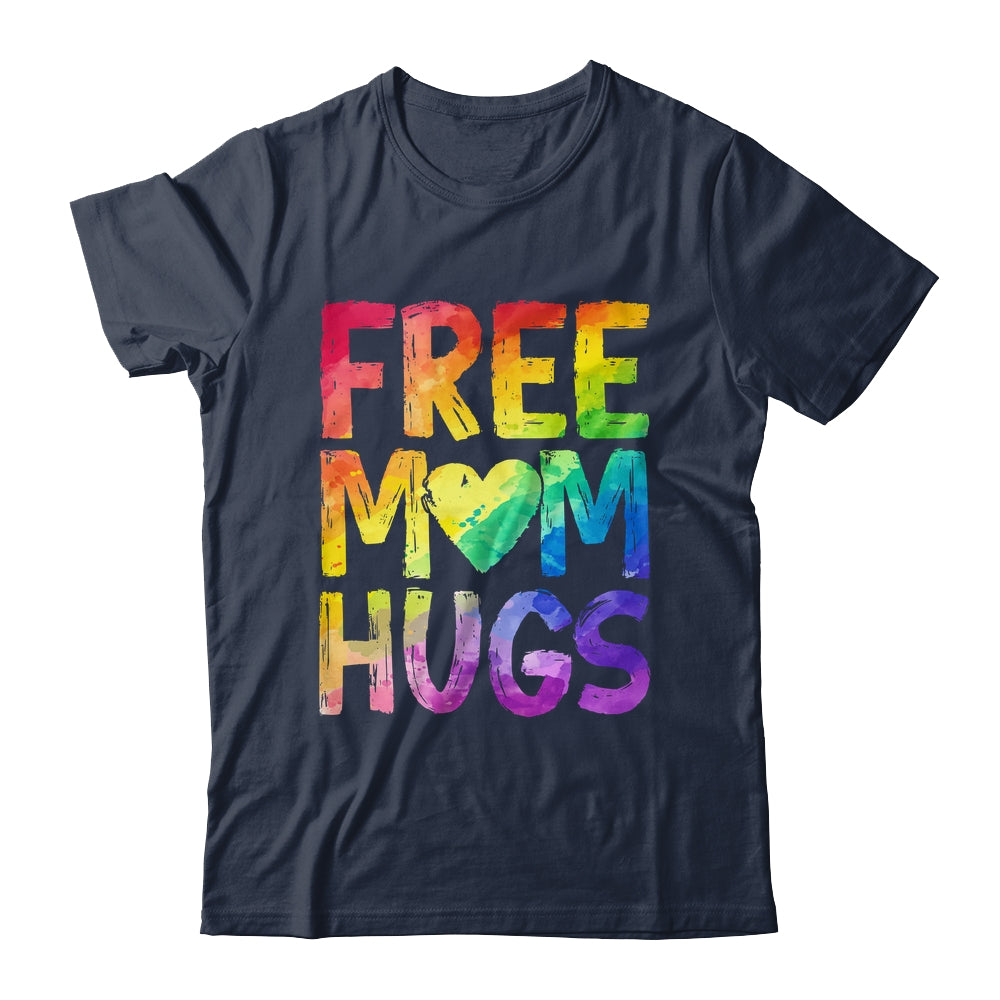 Free Mom Hugs LGBT Pride LGBTQ Lesbian Gay Rainbow Shirt & Tank Top | siriusteestore