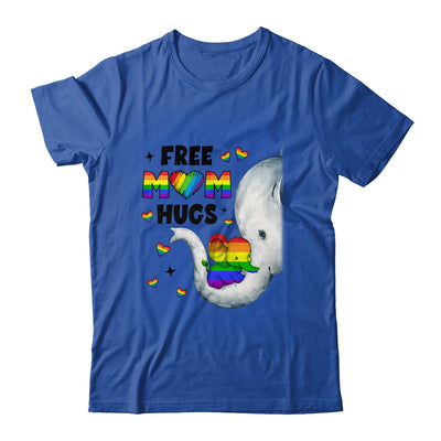 Free Mom Hugs Rainbow Elephant LGBT Pride Month Shirt & Tank Top | siriusteestore