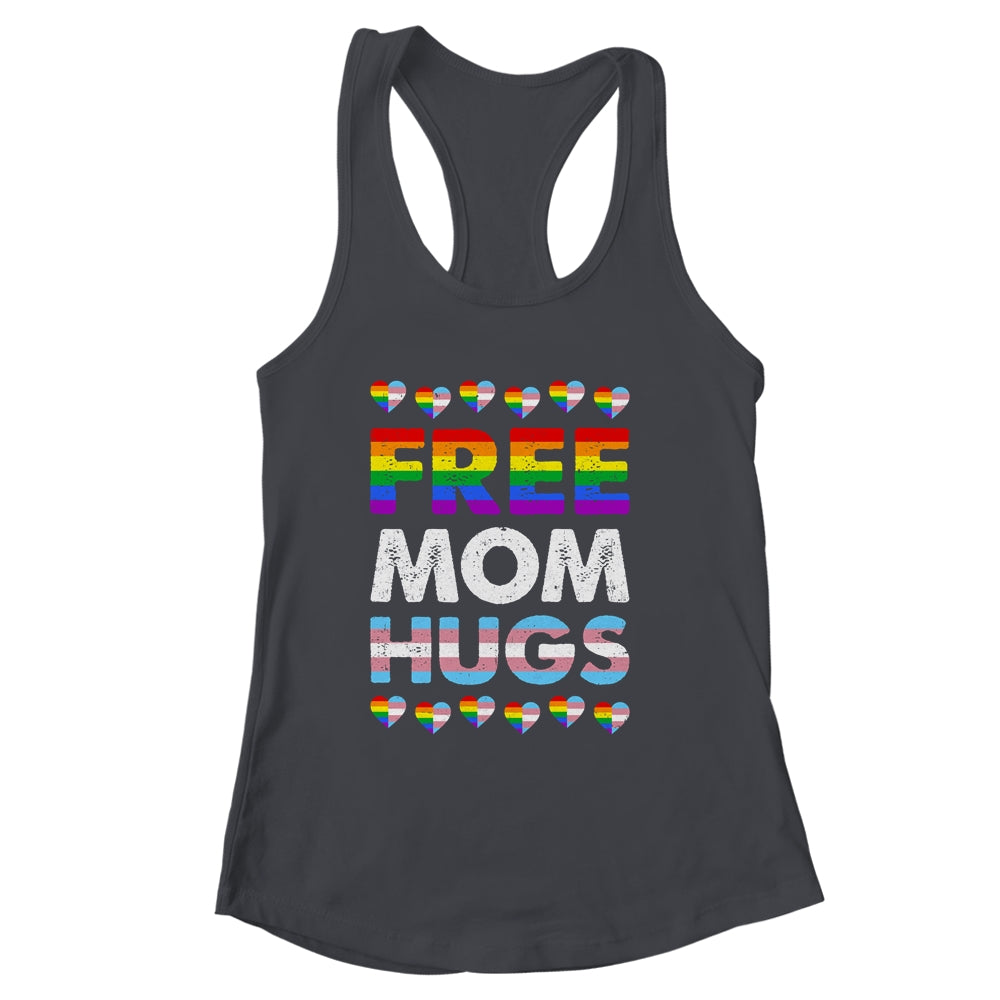 Free Mom Hugs Rainbow LGBTQ Gay Pride Month Proud Ally Shirt & Tank Top | siriusteestore