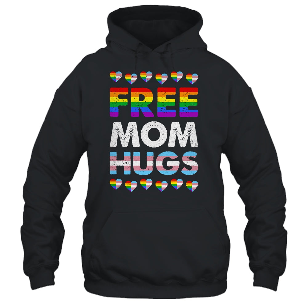 Free Mom Hugs Rainbow LGBTQ Gay Pride Month Proud Ally Shirt & Tank Top | siriusteestore