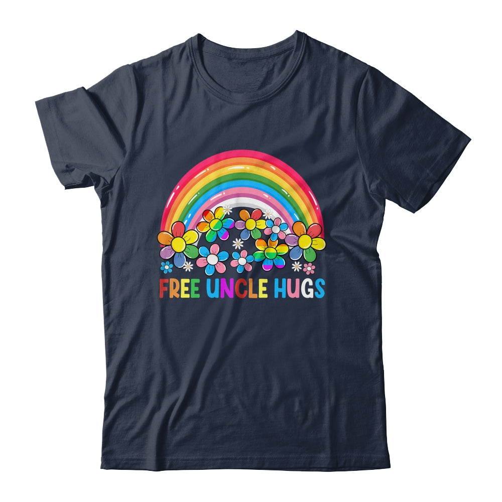 Free Uncle Hugs LGBT Gay Lesbian Transgender Pride Rainbow Shirt & Hoodie | siriusteestore