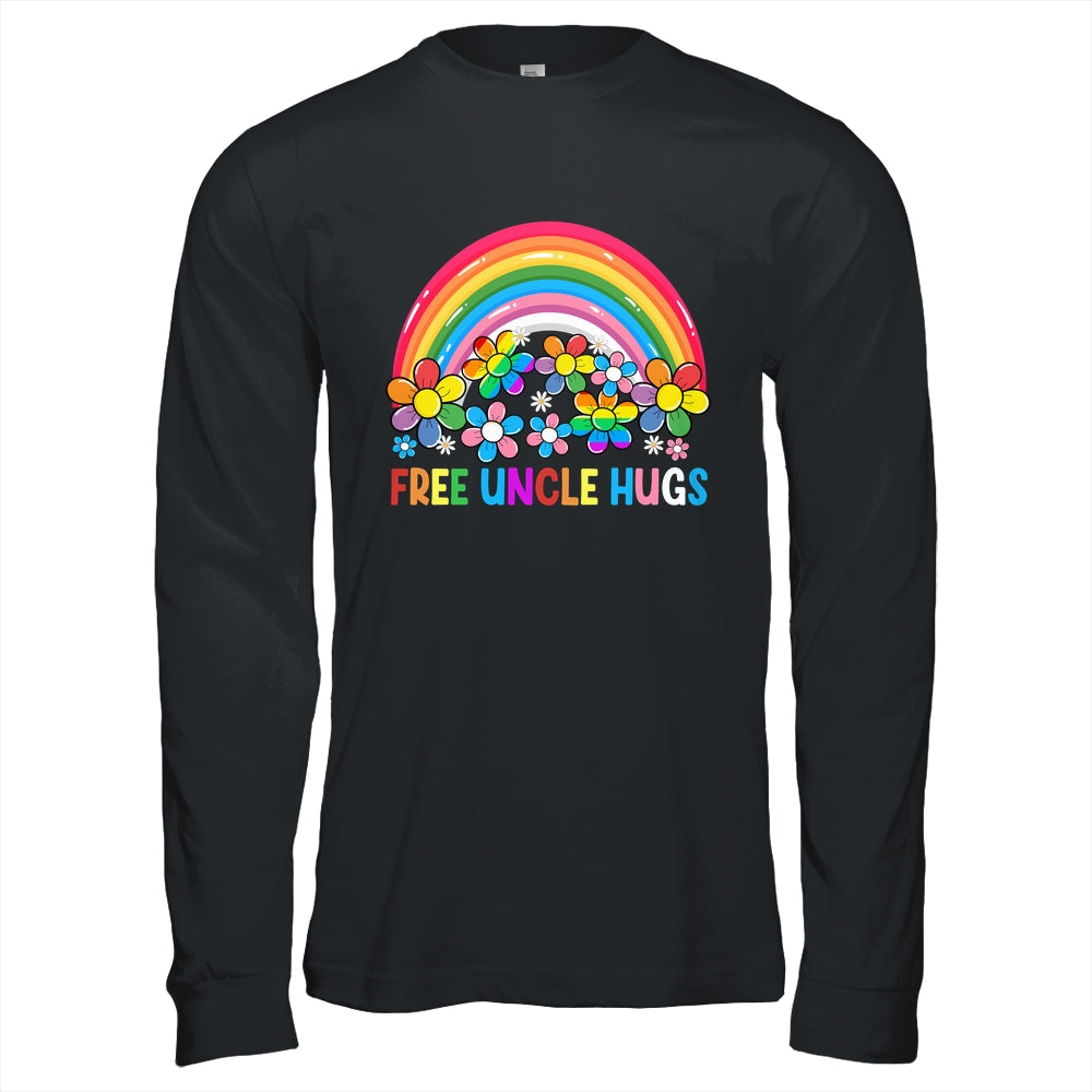 Free Uncle Hugs LGBT Gay Lesbian Transgender Pride Rainbow Shirt & Hoodie | siriusteestore