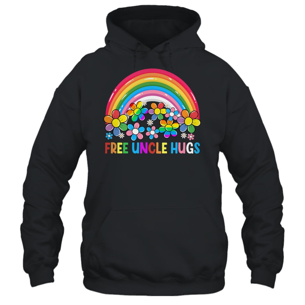 Free Uncle Hugs LGBT Gay Lesbian Transgender Pride Rainbow Shirt & Hoodie | siriusteestore